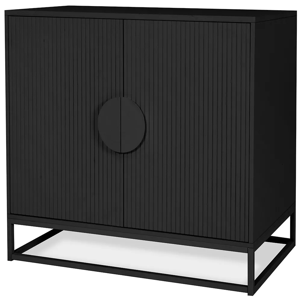 Groove Hall Table BLACK/WHITE